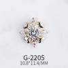 Joyería para uñas al por mayor celebridad de internet arte de uñas oro real circonita colgante estrella corona micro incrustado decoración de diamantes para uñas G-2191