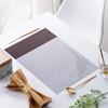 Dropshipping Tapete Jacquard Comida Occidental PVC Teslin Transfronterizo Restaurante Occidental Tapete para Plato Hogar Lavable