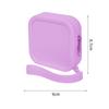 Bolsa Pequeña Cuadrada de Silicona para Guardar Monedas, Banco de Pintalabios, Tarjeta, Auriculares, Bolsa de Almacenamiento con Cremallera, Bolsita Pequeña Estilo Ins para Llaves de Mano