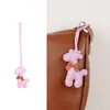 Bolsa de jirafa de moda de alta gama, estilo nuevo, versátil, linda, colgante, borla de bufanda de seda, accesorio de regalo pequeño, transfronterizo
