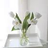 Tulipanes Artificiales Hidratantes de Tacto Realista para Decoración del Hogar, Ramos de Flores Artificiales, Exclusivo Transfronterizo para Decoración del Hogar