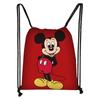 Bolsa de Cordón Nueva de Mickey para Niños Linda Bolsa de Almacenamiento de Gran Capacidad Bolsa Portátil Casual para Exteriores Venta al por Mayor Transfronteriza