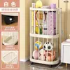 Cesta de Armazenamento para Tapete de Yoga, Rack de Armazenamento para Equipamentos de Fitness Doméstico, Ferramentas Esportivas, Artefato de Armazenamento para Suprimentos de Basquete com Haste de Espuma de Madeira