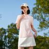 Polo de Seda de Hielo con Logo Imprimible Polo sin Costuras Camiseta de Solapa para Mujer Top de Manga Corta para Negocios de Verano para Mujer