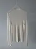 Lavable a máquina60 hilos Shimadzu 18 puntadas sin costuras de una sola pieza cuello semi-alto tejido de lana pura para mujer, capa base de otoño