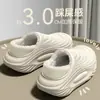Chinelos de Algodão Impermeáveis para Mulheres, Novo Estilo Outono/Inverno 2026, Uso Interno em Casa, Antiderrapante, Solado Grosso, Cobertura de Calcanhar, Sapatos Quentes de Algodão, Podem Ser Usados ao Ar Livre
