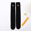 Medias para Niñas Calcetines hasta la Rodilla Gruesos de Media Pierna con Insignia para Estudiantes Otoño Calcetines de Media Caña Primavera y Otoño Calcetines Altos