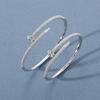 Pulseras Hip-Hop Europeas y Americanas Transfronterizas Circonita Cuadrada T Pulseras de Pareja para Hombre y Mujer Pulseras Hip-Hop para Hombre Personalizadas y Modernas