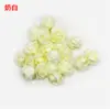 Flores de Espuma de 3.5cm Rosas Oso Rosa Unicornio Flor Artificial Decorativa Hecha a Mano Corona Alta Simulación