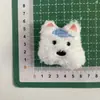 25 Novos Coelhos de Pelúcia Fofos Cachorro West Highland Gato Kt Boneca Bolsa de Boneca Pingente Roupa Sapatos Meias Cabelo