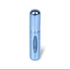 Em estoque 5ml Frasco de Perfume de Alumínio Portátil para Viagem Amostra Cosmética Frasco com Borrifador de Preenchimento Inferior Frasco de Perfume