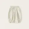 Calça Antimosquito Infantil 2026 Verão Novo Estilo Unissex Bebê Versátil Casual Calça Jogger Leve Calça Lanterna para Crianças Pequenas