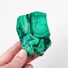 Venta Caliente Transfronteriza Rodaja de Malaquita de Cristal Natural Piedra Original Mineral Estándar Piedra Ornamental Pulida Adornos Decorativos para el Hogar