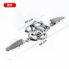 Clipe para Xale Europeu e Americano Retrô Clipe para Suéter Feminino Fivela para Lenço de Seda Cravejada com Diamantes Broche Anti-Exposição Clipe para Gola de Lenço Acessórios de Liga