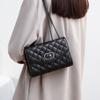 Bolso de Cadena Acolchado Estilo Chanel de Cuero Genuino Versátil Nuevo para Mujer 2026, Bolso de Hombro de Moda, Bolso Cruzado 2026