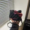 Bolsa Infantil Estilo Novo Gatinho Fofo Laço Mini Bolsa Quadrada Bolsa Transversal Pai-Filho Mini Carteira de Moedas Feminina