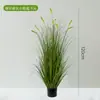 Plantas Verdes Simuladas, Hierba de Juncos de Alta Gama, Cola de Perro, Adornos para Sala de Estar del Hogar, Árboles Falsos, Decoración de Interiores, Plantas Suaves