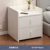 Lámpara de mesa de noche de lujo ligera, simple y moderna, estante de almacenamiento de noche, gabinete de almacenamiento italiano pequeño estilo ins, gabinete de almacenamiento para dormitorio