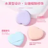 Esponja de Dedo Personalizada de Fábrica Mini Corazón para Polvo Facial Cushion de Aire Esponja Húmeda y Seca Herramientas de Maquillaje
