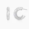 Aretes en Forma de C, Lujo Ligero, Nicho, Exquisitos, Estilo Simple, Aretes Redondos, Dinámicos y de Moda, Mostrando Elegancia, Diseño para Mujer, Versátiles