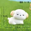 Manualidades de Resina de Cachorro Lindo Paisaje Micro para Acuario Decoraciones DIY para Escritorio Adornos Pequeños Lindos