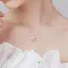 Colar com Pingente de Cavalo e Menina Moda Personalizada Estilo Novo Transfronteiriço Exquisito Versátil Comemorativo Simples Comemorativo Presente de Aniversário