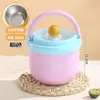 Vaso Transparente para Ensalada de Frutas con Apertura Amplia, Sello a Prueba de Fugas y Juego de Cucharas, Adecuado para Comidas Ligeras, Pérdida de Peso, Fitness y Vasos de Fruta para Picnic