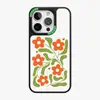Design Floral Simples com Painel Traseiro Intercambiável, Capa Magnética Forte para iPhone 15 Pro Max, Tampa de Painel Traseiro Substituível para iPhone 14