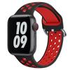 Para Apple Watch Nike Buckle Strap iwatch 65 Pulseira de Furo Respirável em Dois Tons