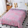 Nova Internet Celebrity Dupla Camada Fibra de Bambu Cool Blanket Verão Cool Blanket Verão Cobertor Adulto Crianças Lunch Break Blanket Ins Style