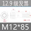 Tornillos de Cabeza Cilíndrica de Alta Resistencia Grado 12.9 para Impulsión de 1/2", Tornillos de Estándar Nacional, Caja Completa M2M3M4M5M6M8
