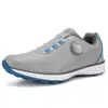 Zapatos de Golf X556 Primavera/Verano para Hombre, Transpirables, Antideslizantes con Cierre de Perilla, Zapatos Deportivos Casuales para Exteriores, Bordados, Sin Cordones