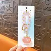 Amuleto de buena suerte transfronterizo "El caqui trae felicidad" cadena para teléfono con cuentas, colgante de bolsa de buenos deseos, llavero de regalo al por mayor