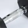 Mancuerna hexagonal recubierta, hierro fundido sólido, para que mujeres y hombres entrenen los músculos de los brazos, adecuada para entrenamientos en casa y en el gimnasio