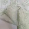 Tela Jacquard con Textura Floral en Relieve Oscuro Transparente Estéreo para Vestido de Moda Ropa de Primavera y Verano Ligera y Ligeramente Transparente