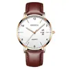 Reloj Minimalista de Cuarzo para Hombre, Indicador de Fecha Correa de Malla Negra Casual de Negocios Luminoso Reloj de Pulsera para Estudiante
