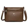 Bolso de mujer 2026 nuevo estilo bolso de hombro de mujer para ir al trabajo, simple y de gran capacidad, adecuado para madres de mediana edad para el trabajo y el commuting, bolso cruzado