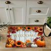 Tapetes Decorativos de Otoño para Acción de Gracias de Venta Caliente en Temu, Tapetes para Puerta de Entrada, Dormitorio Resistente a las Manchas, Entrega Lista Hechos