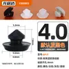 Negro, Blanco, Gris Transparente Silicona Resistente a Altas Temperaturas Tapón de Agujero Artefacto Forma de Cono Hebilla Anti-Colisión Tapón Anti-Golpes Sello de Cabeza Tapón para Agujeros a Prueba de Polvo