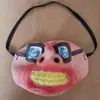 Máscara de payaso de media cara máscara divertida máscara de látex de media cara actuación de danza vestido máscara de truco al por mayor