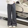 Pantalones acampanados de color liso estilo coreano para niñas, nuevos pantalones de moda otoño 2026