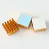 Disipador de Calor con Cinta Adhesiva para Chip Pequeño de Placa Base, IC de Memoria, Tubo Mos 3m8810 Adhesivo Térmicamente Conductor 20*20*10 Radiador