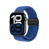 Adecuado para Correas de Apple Watch 6/7/8/9/10/S11, Correa Ajustable Trenzada de Nylon Magnética para Apple Watch