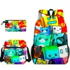 Mochila Escolar Geometría Geométrica Sprint Geometry Dash Nueva 3D Bolsa para Lápices Bandolera Set Impreso de Tres Piezas