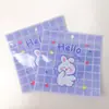 Oso de Dibujos Animados Pan de Nieve Horneado Conejo Bocadillo Galletas Bolsa Sellada Bolsa de Plástico Auto-Sellante Empaque de Joyería