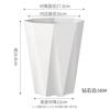Maceta Diamante Blanca Grande Balcón Hogar Romboidal Engrosada Plástico Duradero Maceta Árbol Frutal Ave del Paraíso Árbol del Dinero