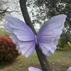 Grande Decoração de Borboleta Artesanal para Exterior Adereços de Casamento Estéreo 3D Performance de Palco Vitrine Decoração de Shopping Nenhum