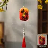 Linternas Pequeñas Decorativas Colgantes Estilo Tradicional para el Festival de Mediados de Otoño y el Día Nacional, Decoración de Atmósfera Festiva Estilo Chino Nuevo para Exteriores de Tiendas en Centros Comerciales