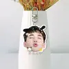 Liu Xianhua Chaveiro Fundo Branco Pingente de Bolsa de Primeiros Socorros Pingente de Mochila Estrela Periférico Mesmo da Little Red Book