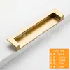 Portas de Armário Minimalistas Estilo Americano Cuidadosamente Selecionadas, Gavetas de Guarda-Roupa, Puxadores Ocultos Invisíveis, Puxadores Embutidos Escondidos Estilo Nórdico Prata-Preto